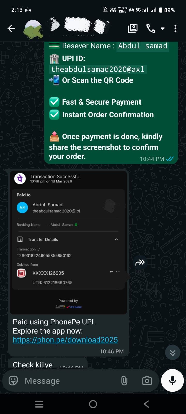 Happy Customer